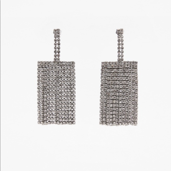「Sale」GORGEOUS | NWT ZARA FW21 SPARKLY EARRINGS - Picture 4 of 7